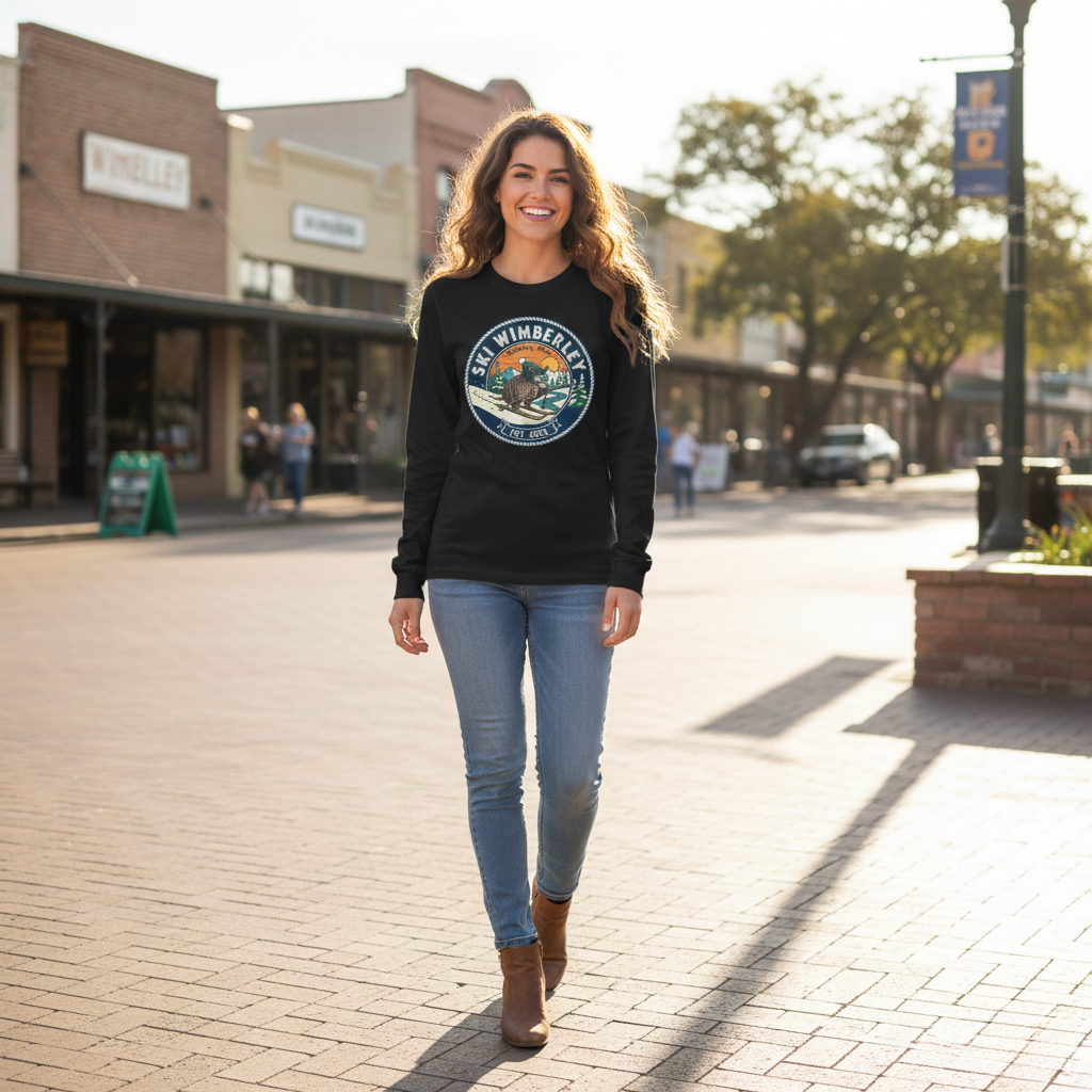 Ski Wimberley "Front Runner" Long Sleeve – Blue Hole Edition- Unisex