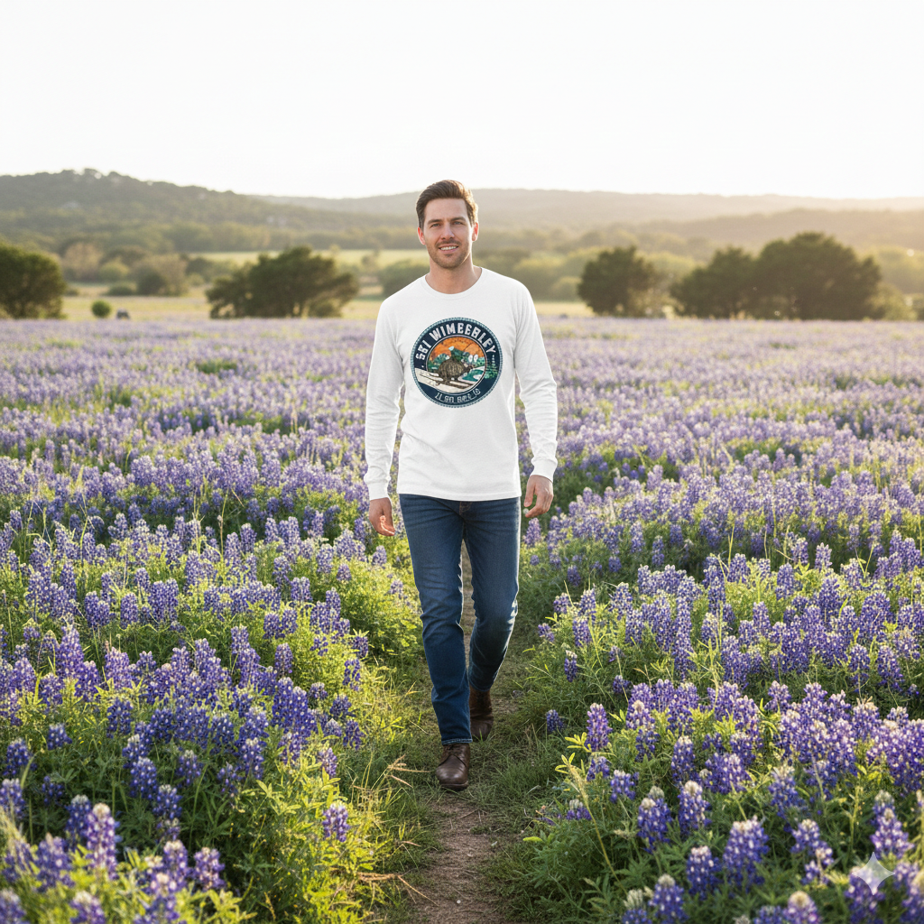 Ski Wimberley "Front Runner" Long Sleeve – Blue Hole Edition- Unisex