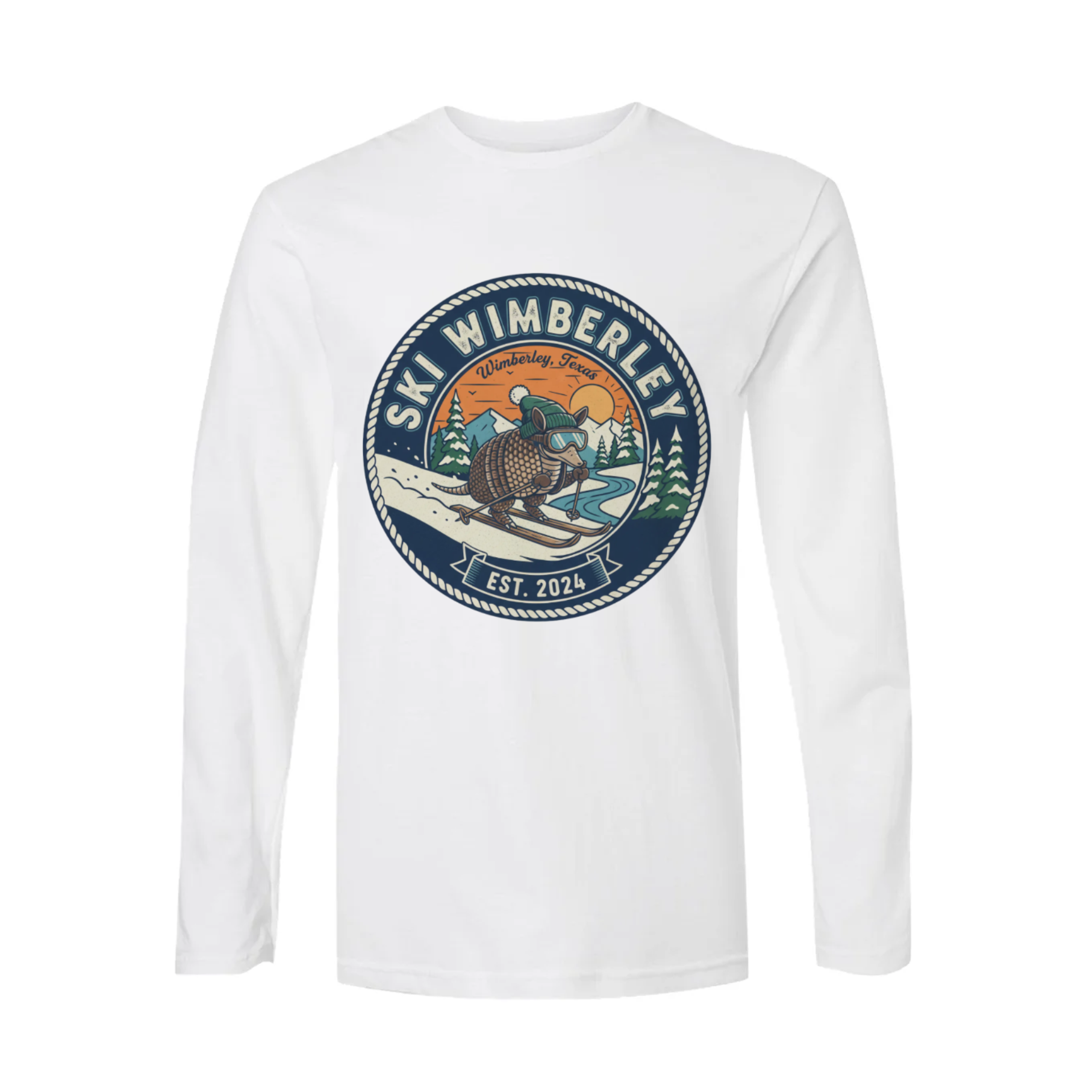 Ski Wimberley "Front Runner" Long Sleeve – Blue Hole Edition- Unisex