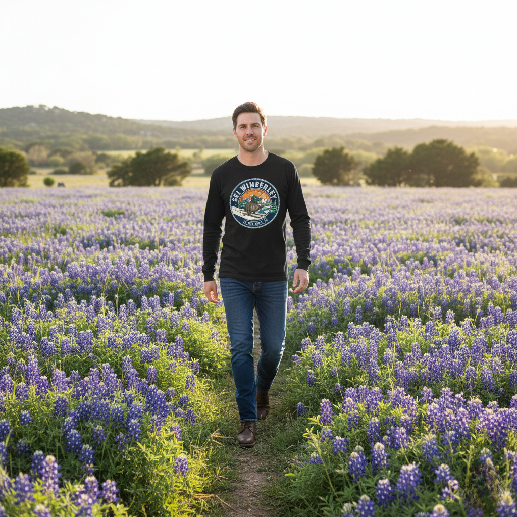 Ski Wimberley "Front Runner" Long Sleeve – Blue Hole Edition- Unisex