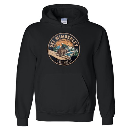 Ski Wimberley "Summit" Hoodie - Black & Tan Leather Edition Unisex
