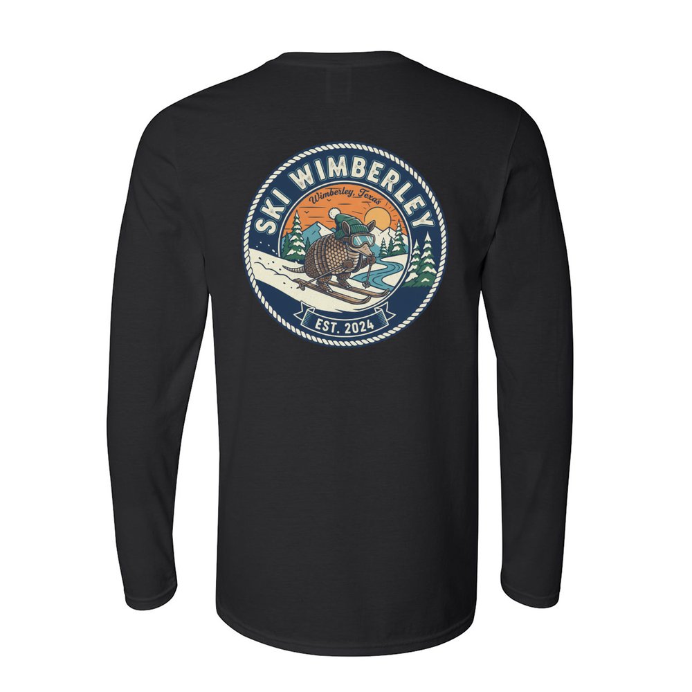 Ski Wimberley "Après-Creek" Long Sleeve Tee – Blue Hole Edition Unisex